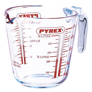 Afbeelding laden in galerijviewer, Pyrex classic glazen maatbeker 0,5l
