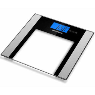 Afbeelding laden in galerijviewer, Inventum personenweegschaal digitaal pw708zw lichaamsanalyse glas lcd-display
