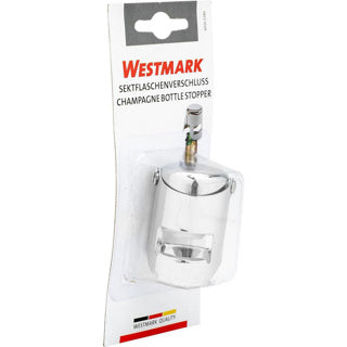 Afbeelding laden in galerijviewer, Westmark champagneflessenstop, luchtdicht, staal, verchroomd, 60102270
