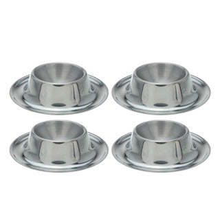 Afbeelding laden in galerijviewer, Excellent houseware eierdopset rvs 4 stuks | 4 stuks
