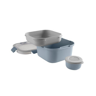 Afbeelding laden in galerijviewer, Sunware sigma home lunchbox blauw | 3 stuks
