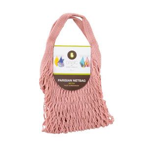 Point-virgule nettas met korte handvatten rose 40x40cmbasic by | 10 stuks