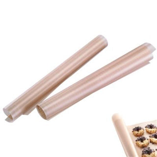 Afbeelding laden in galerijviewer, Westmark herbruikbare bakfolies, 2 stuks, met antikleeflaag, hittebestendig tot 260°c 500°f, gecoate weefsel, beige, 30192260
