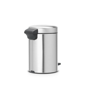 Brabantia pedaalemmer newicon 3 liter matt steel fingerprint proof