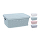 Opbergbox 13l met deksel | 2 stuks