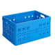 Sunware square boodschappenkrat 46 liter blauw 54x38x26,5cm
