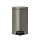 Brabantia pedaalemmer newicon 12 ltr platinum