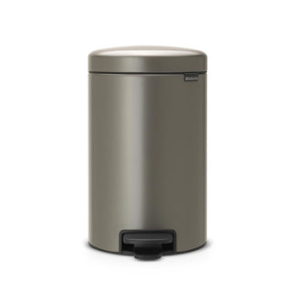 Afbeelding laden in galerijviewer, Brabantia pedaalemmer newicon 12 ltr platinum

