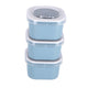 Sunware sigma lunchbakjes set van 3 blauw | 3 stuks