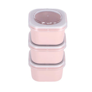 Sunware sigma home lunchbakjes set van 3 roze | 3 stuks