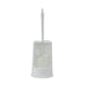 Toiletborstel met houder met randreiniger wit | 2 stuks