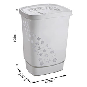 Rotho flowers wasmand 55l grijs