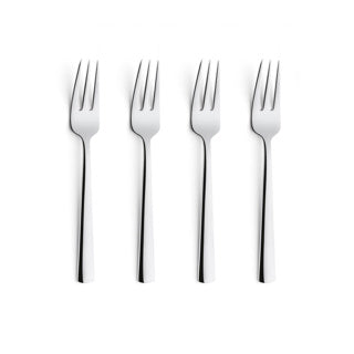 Amefa gebaksvorkjes moderno 4 stuks