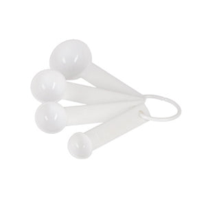 Patisse set maatlepeltjes wit 4 dlg. 12cm