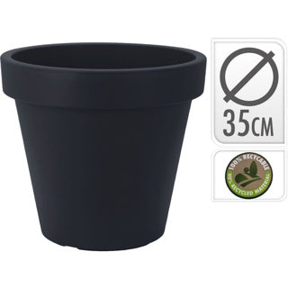 Ecken kanten bloempot ek dia 34cm h 30cm | 2 stuks