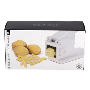 Excellent houseware aardappelsnijder wit