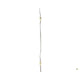 Lumineo zilverdraad warmwit; 295cm | 60 stuks