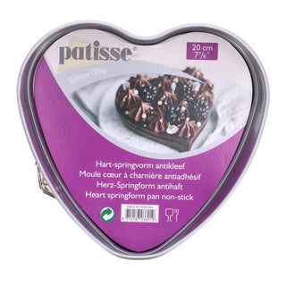 Afbeelding laden in galerijviewer, Patisse silver-top hart-springvorm 20 cm
