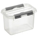 Sunware q-line opbergbox 0.8l transparant | 2 stuks