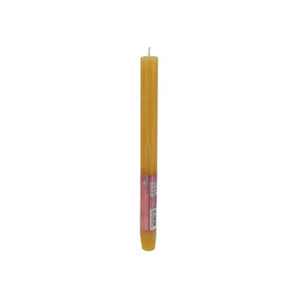 Bolsius dinerkaars rustiek honeycomb geel 27 cm