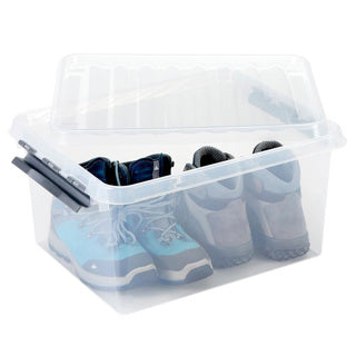 Afbeelding laden in galerijviewer, Sunware q-line opbergbox 36 liter transparant 50x40x26cm
