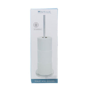 Afbeelding laden in galerijviewer, Bathroom solutions toiletrolhouder staand rvs 45 cm
