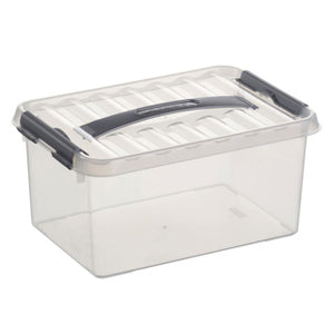 Sunware q-line opbergbox 6 liter transparant 30x20x14cm