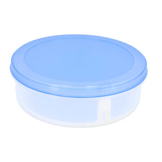 Afbeelding laden in galerijviewer, Sunware club cuisine taartdoos met lift 8,3 liter transparant blauw diameter33x12cm

