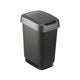 Rotho twist afvalbak 10l zwart
