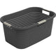 Rotho wasmand country 40l antraciet