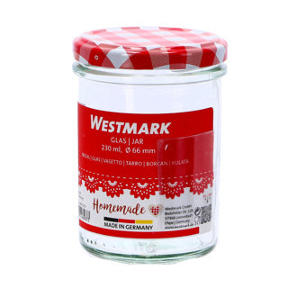 Afbeelding laden in galerijviewer, Westmark glazen jampot 230 ml 6.6 cm
