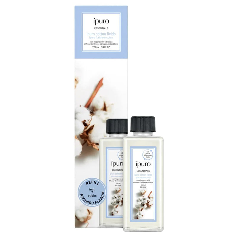 Afbeelding laden in galerijviewer, Ipuro geurdiffuser navulling cotton fields 200ml
