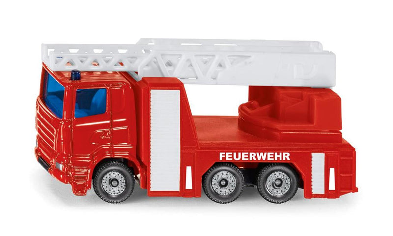 Afbeelding laden in galerijviewer, Siku 1015 brandweerdraailadder 84x32x41mm
