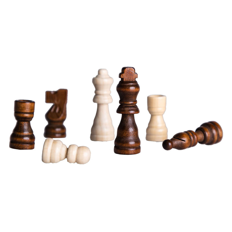 Afbeelding laden in galerijviewer, Clown games schaakstukken hout, 32dlg.
