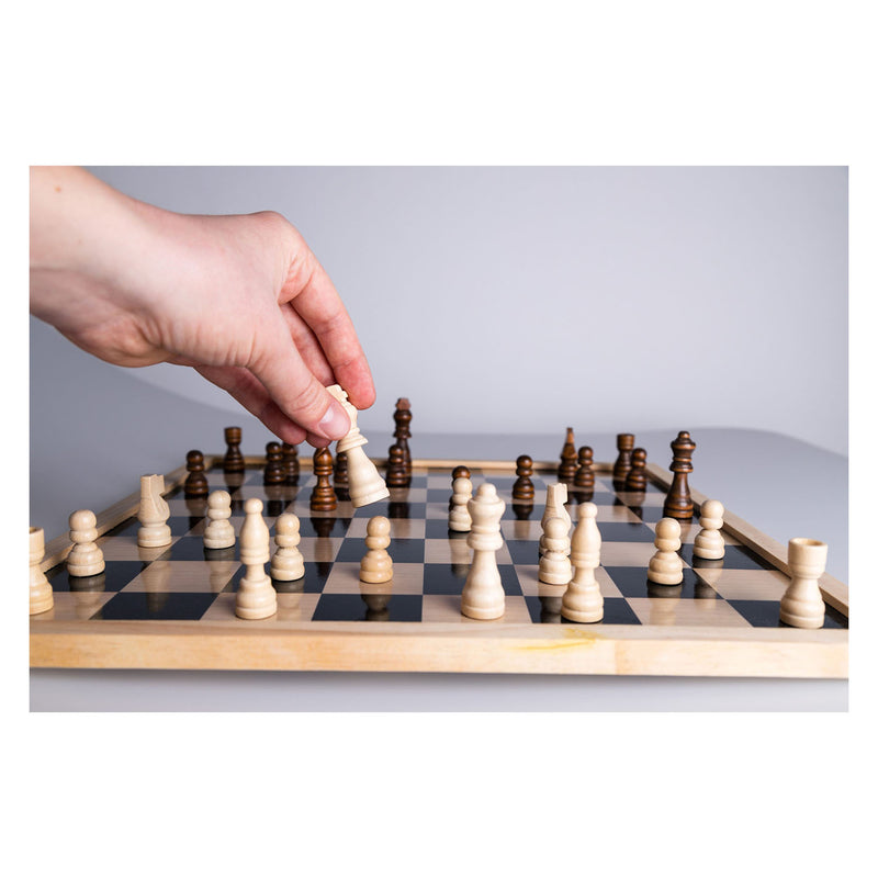 Afbeelding laden in galerijviewer, Clown games schaakstukken hout, 32dlg.
