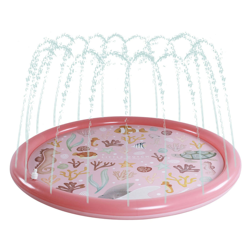 Afbeelding laden in galerijviewer, Little dutch ocean dreams waterspeelmat roze, 150cm
