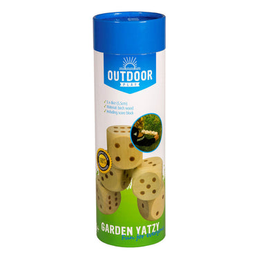 Merkloos outdoor play houten mega dobbelstenen