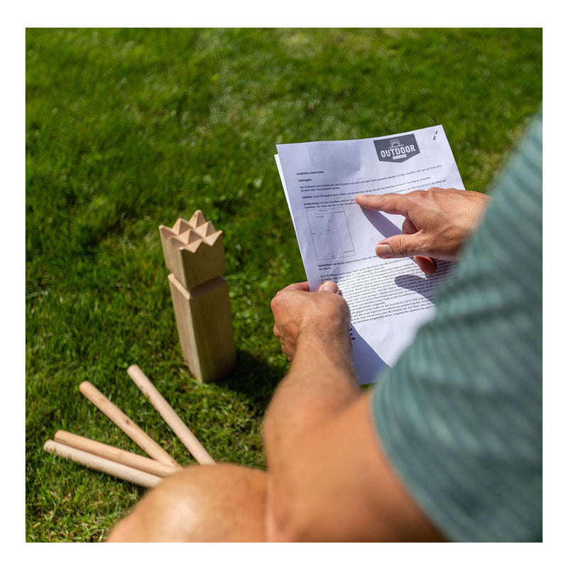 Afbeelding laden in galerijviewer, Outdoor play houten kubb game official
