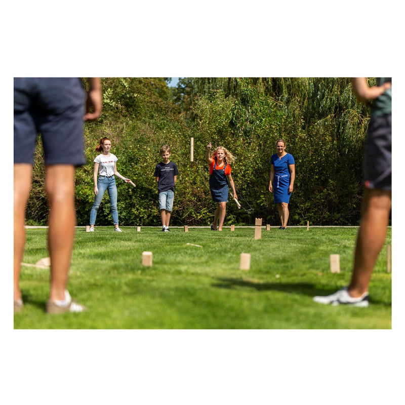 Afbeelding laden in galerijviewer, Outdoor play houten kubb game official

