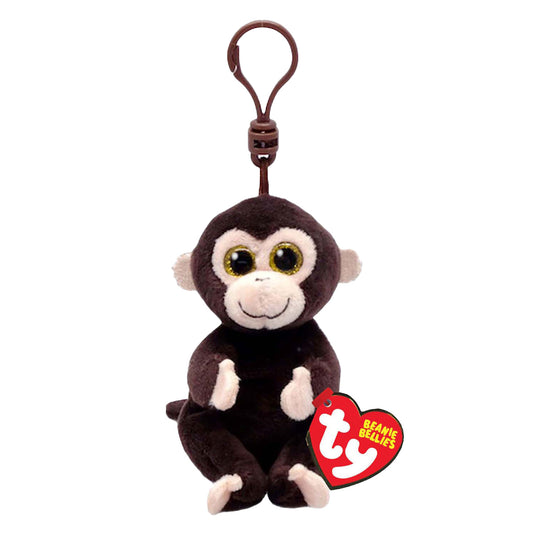 Ty beanie babies bellies clip matteo monkey, 10cm