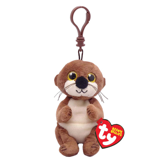 Ty beanie babies bellies clip mitch otter, 10cm