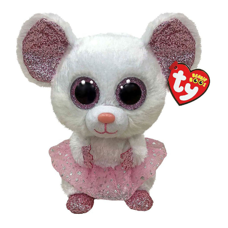 Afbeelding laden in galerijviewer, Ty beanie buddy nina mouse, 24cm
