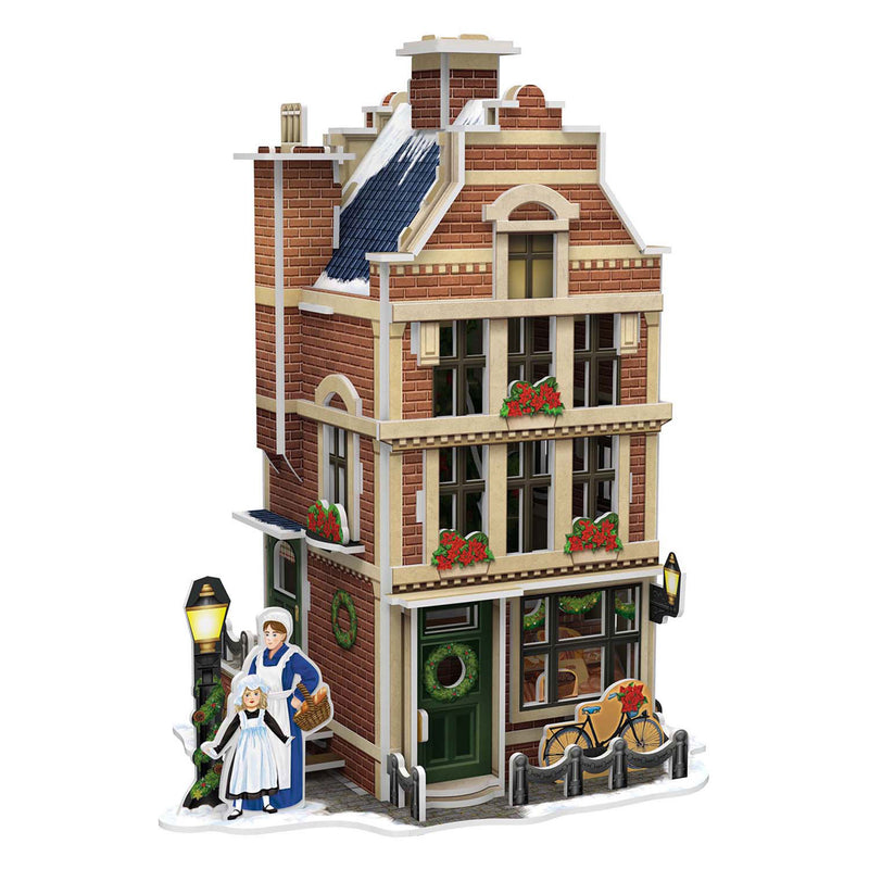 Afbeelding laden in galerijviewer, Cubic fun 3d puzzel hollanse bakkerij met led verlichting - 65st.
