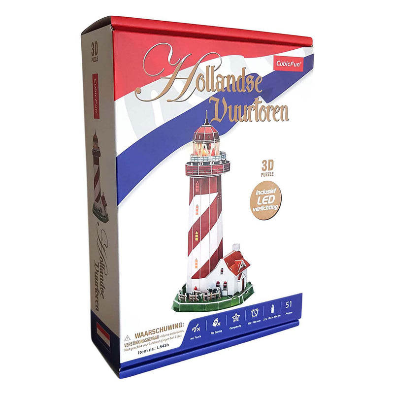Afbeelding laden in galerijviewer, Cubic fun 3d puzzel vuurtoren led, 51st.

