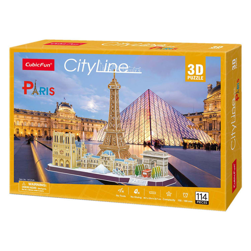 Afbeelding laden in galerijviewer, Cubic fun 3d puzzel city line parijs
