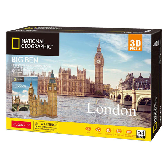 Cubic fun 3d puzzel national geographic big ben