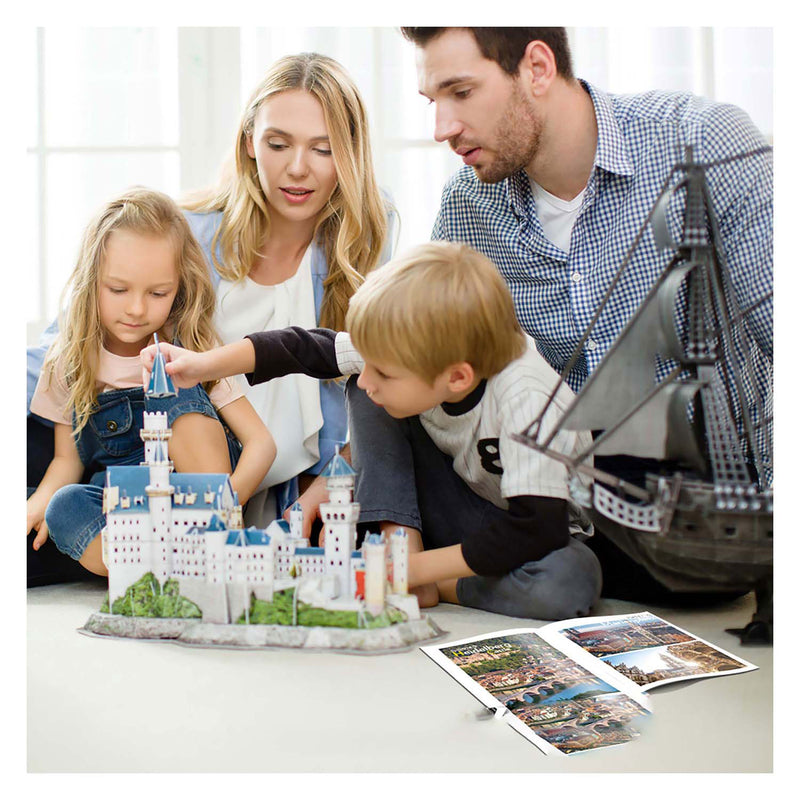 Afbeelding laden in galerijviewer, Cubic fun national geographic - 3d-puzzel - 3d-puzzel ng kasteel neuschwanstein
