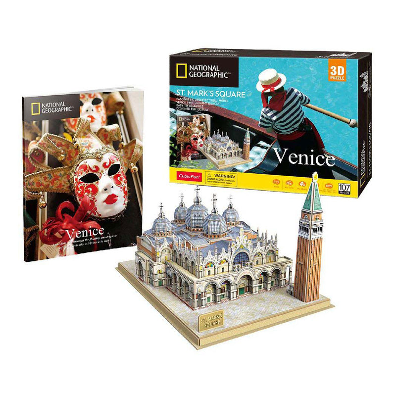 Afbeelding laden in galerijviewer, Cubic fun 3d-puzzel ng piazza san marco (2010315)
