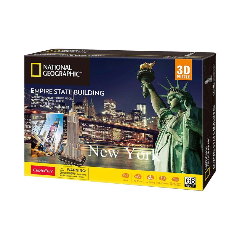 Afbeelding laden in galerijviewer, Cubic fun 3d puzzel national geographic empire state building
