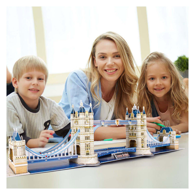 Afbeelding laden in galerijviewer, Cubic fun 3d puzzel tower bridge - educatief en leerzaam - 66 stukjes
